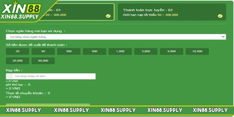 Chuyển khoản ngân hàng được đông đảo cược thủ sử dụng