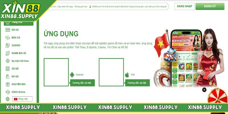 Tải app XIN88 mở ra nhiều tiện ích vượt trội